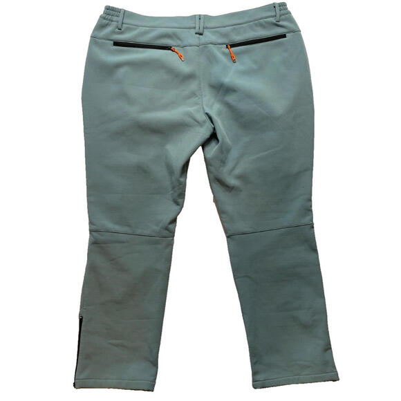 Postropaky Snow Ski Pants Waterproof Insulated Softshell Sky Blue Women 20 Short - Picture 4 of 9